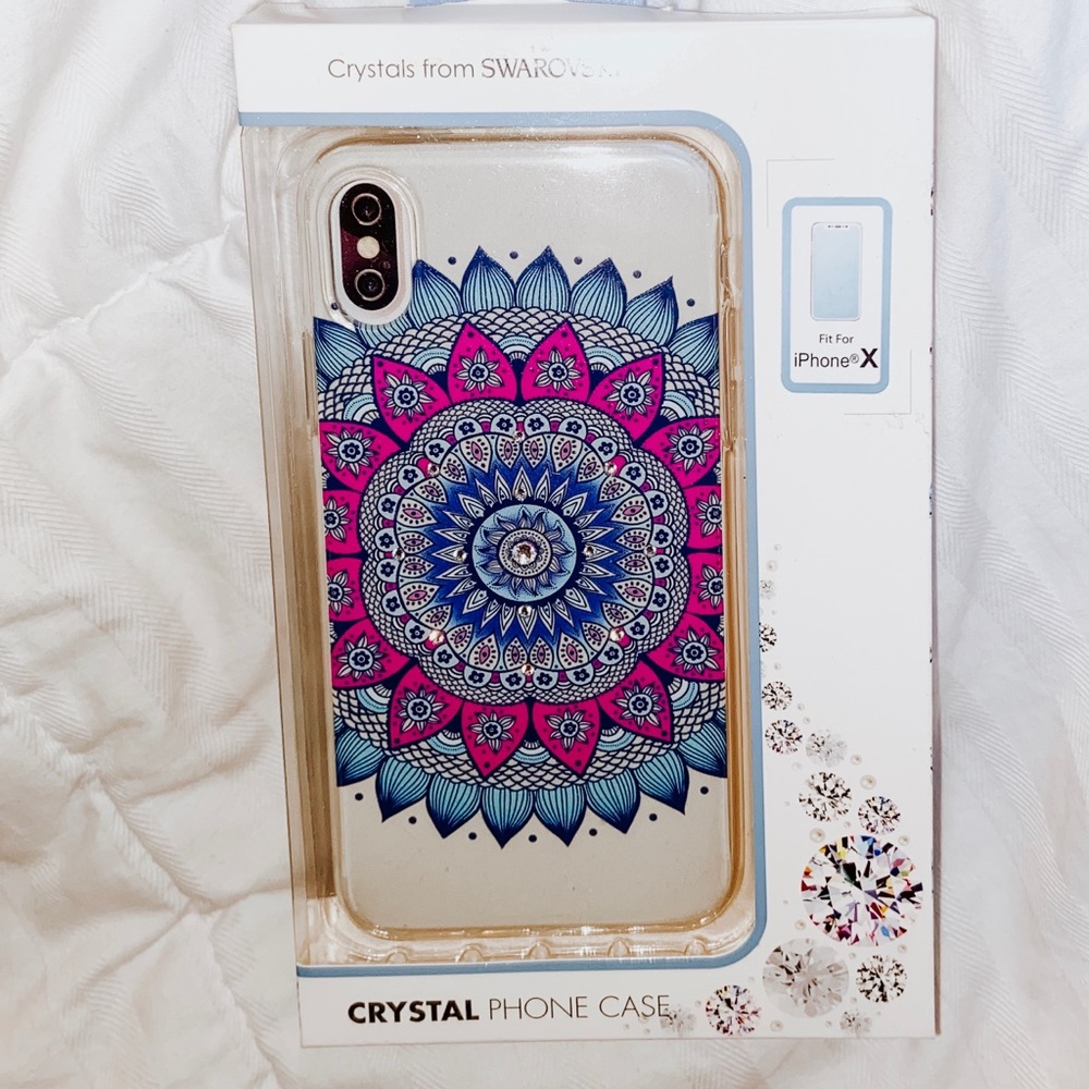 ⭐️NWT⭐️ Swarovski IPhone X Clear Phone Case